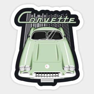 Corvette C1 1958-1960 - Green Sticker